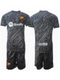 Barcelona Torwart Ausweichtrikot für Kinder 2024-25 Kurzarm (+ Kurze Hosen)